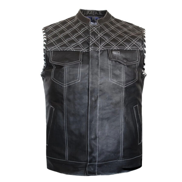 Black Leather Vests