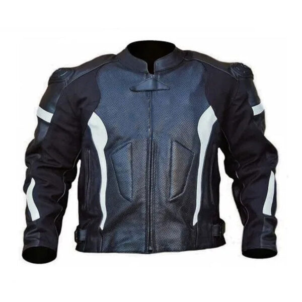 Men's Black Biker Leather Jacket
