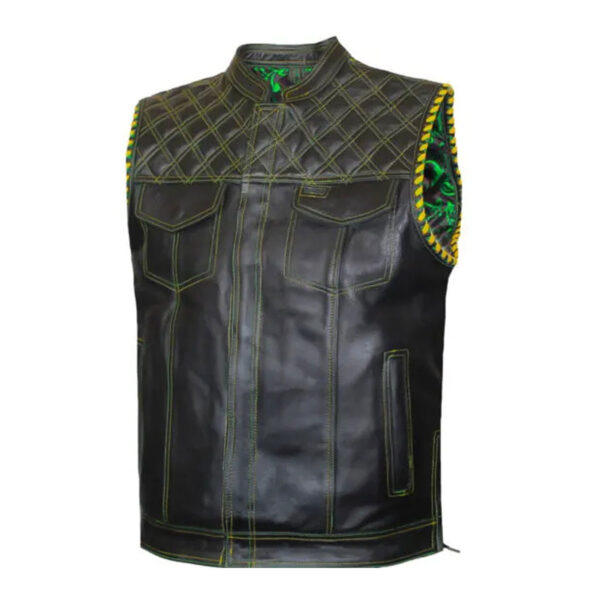 Mens Black Vests