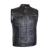 Mens Leather Vest