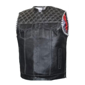 Mens Biker Vest