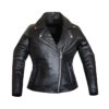 Women's Black Leather Jacket