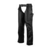 Men's Leather Chaps Black
