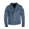 Denim Biker Jacket
