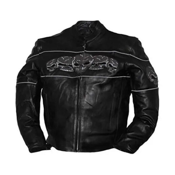 Mens Black Leather Jacket