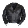 Leather Biker Jacket Mens