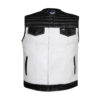 White Leather Vest