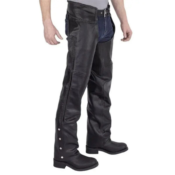 Black Leather Chaps