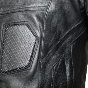 Men's Black Biker Jacket