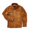 Mens Brown Suede Leather Jacket