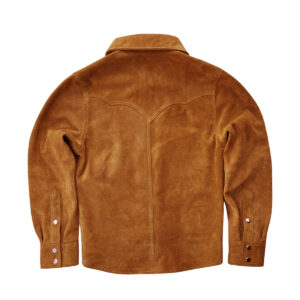 Mens Brown Suede Leather Jacket