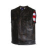 Black Leather Vest