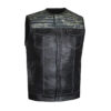 Mens Leather Biker Vest