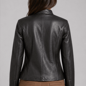 Buy Cowhide Leather Biker Jacket