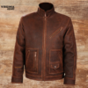 Man's Bomber Leather Jacket