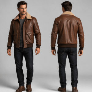 Best Aviator Leather Flight Bomber Jacket