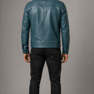 Best Green Bomber Leather Jacket