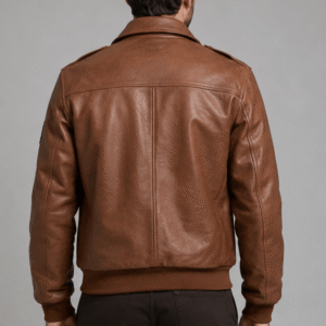 Best Man's Bomber Leather Jacket