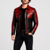 Buy Black Crocodile Leather Biker Jacket