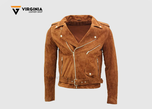 Suede Trucker Leather Jacket, Real Suede Trucker Leather Jacket, Classic Western Trucker Jacket