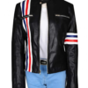 American Flag Leather Motorcycle Jacket