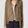 Women's Leather Suede Jacket