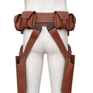 Online Brown Bo Katan Belt With Pouches