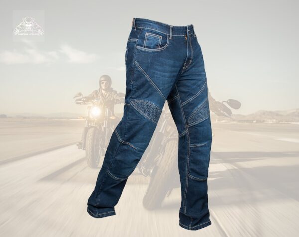 Mens Biker Jeans - Image 4