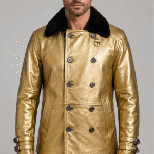 Best Double Breast Leather Coat