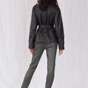 Best Memoir Black Leather Biker Jacket