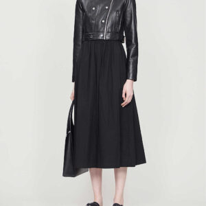 Best Women's Black Cropped Leather Jacket