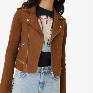 Best Women's Cropped Suede Leather Jacket