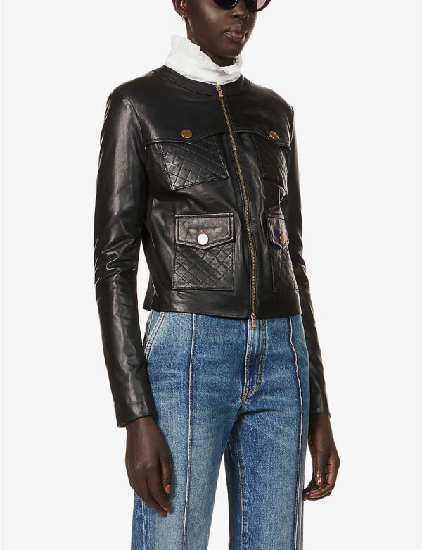 Buy Brew Black Collarless Leather