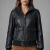 Buy Leather Bomber Jacket Womens