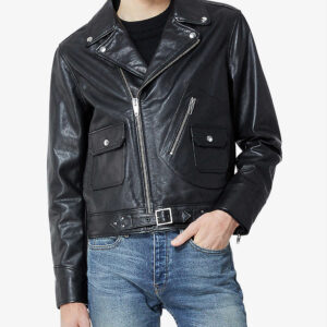 Mens Biker Leather jacket
