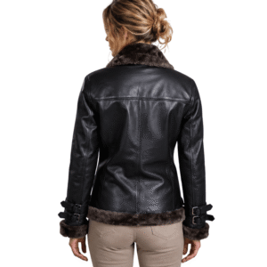 Online Biker Leather Jacket Women