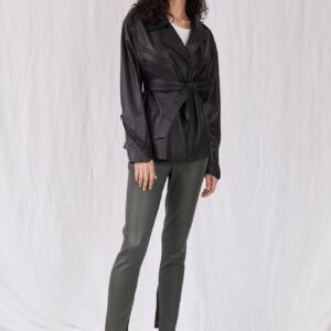 Premium Memoir Black Leather Biker Jacket