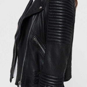 Premium Women's Motorbike Quilted Leather Jacket