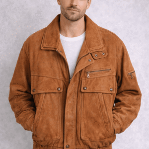 Shop Bomber Leather Jacket