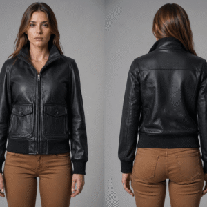 Shop Leather Bomber Jacket Womens