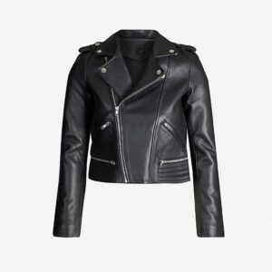 Women's Black Rider Leather Jacket