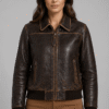 Buy Bomber Leather Jacket