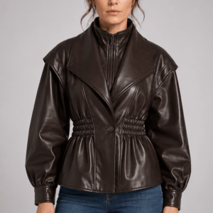 Buy Brown Leather Jacket Womens​