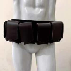 Buy Mandalorian Costume Props Leather Ammo Belt
