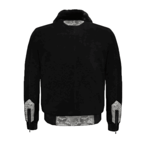 Purchase Embossed Python Bomber Jacket