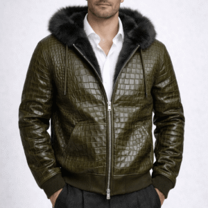 Shop Bomber Leather Jacket