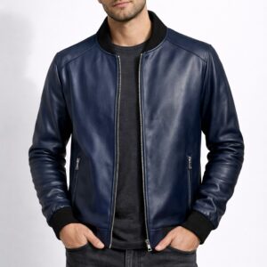Shop Bomber Leather Jacket