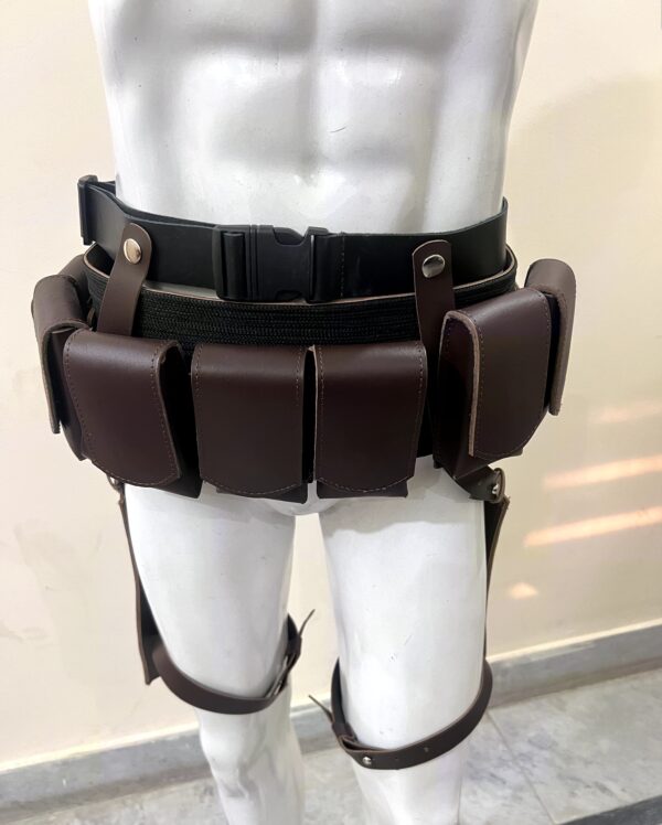 Shop Mandalorian Belt Costume Props Leather Ammo Belt