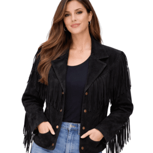 Shop Black Suede Womens Leather Jacket​