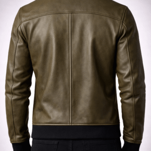 Super Bomber Leather Jacket